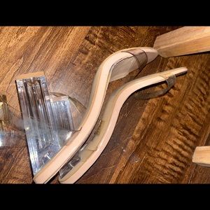 Fashion Nova Clear heels